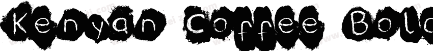 Kenyan Coffee Bold Italic字体转换